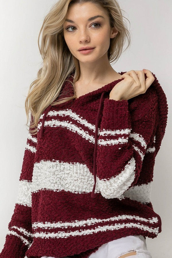 Color Me Striped Popcorn Hoodie