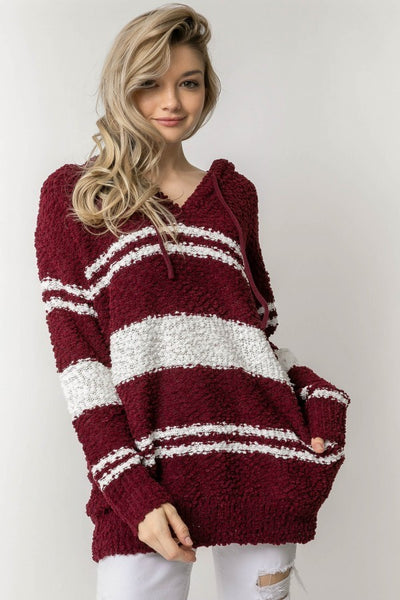 Color Me Striped Popcorn Hoodie