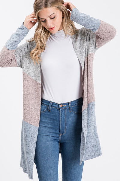Free Spirit Color Block Cardigan