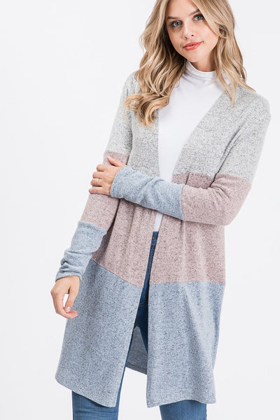 Free Spirit Color Block Cardigan