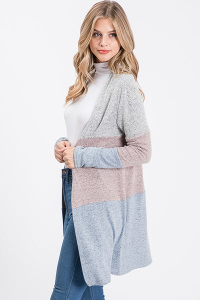 Free Spirit Color Block Cardigan